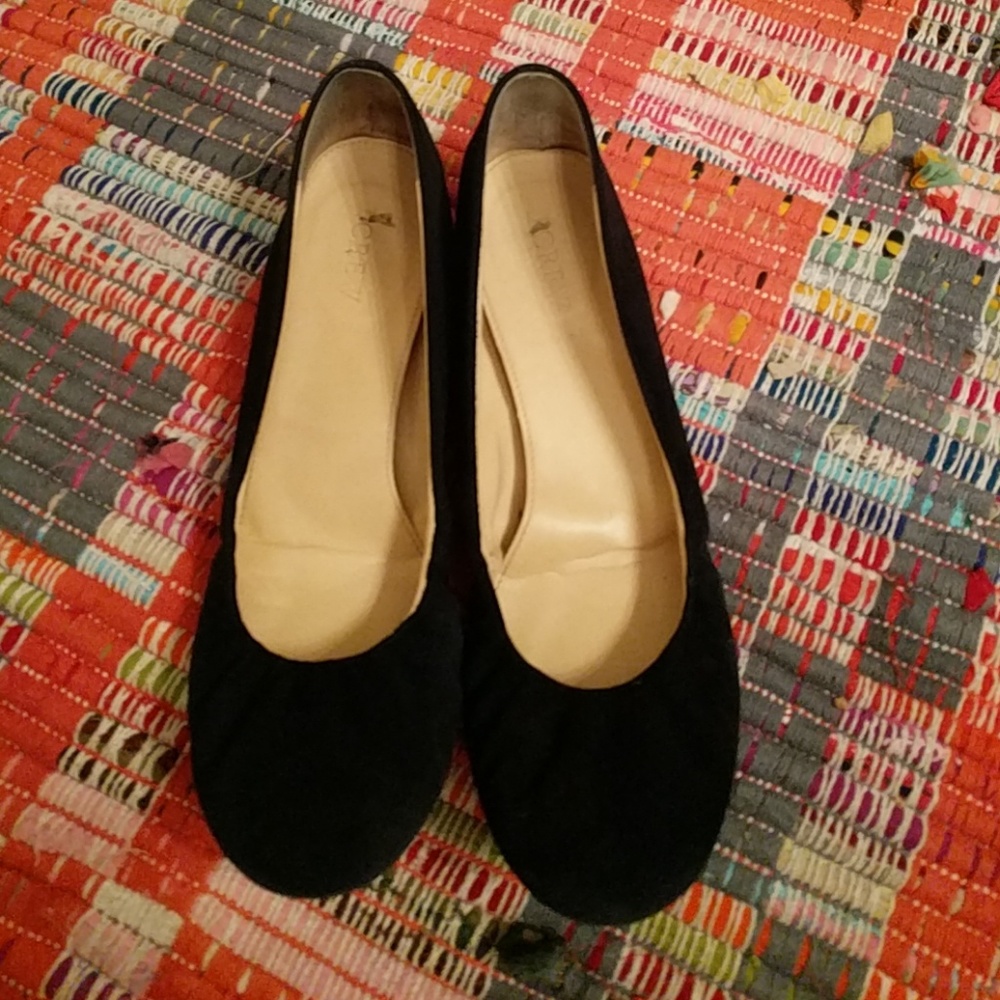J. Crew Black Flats